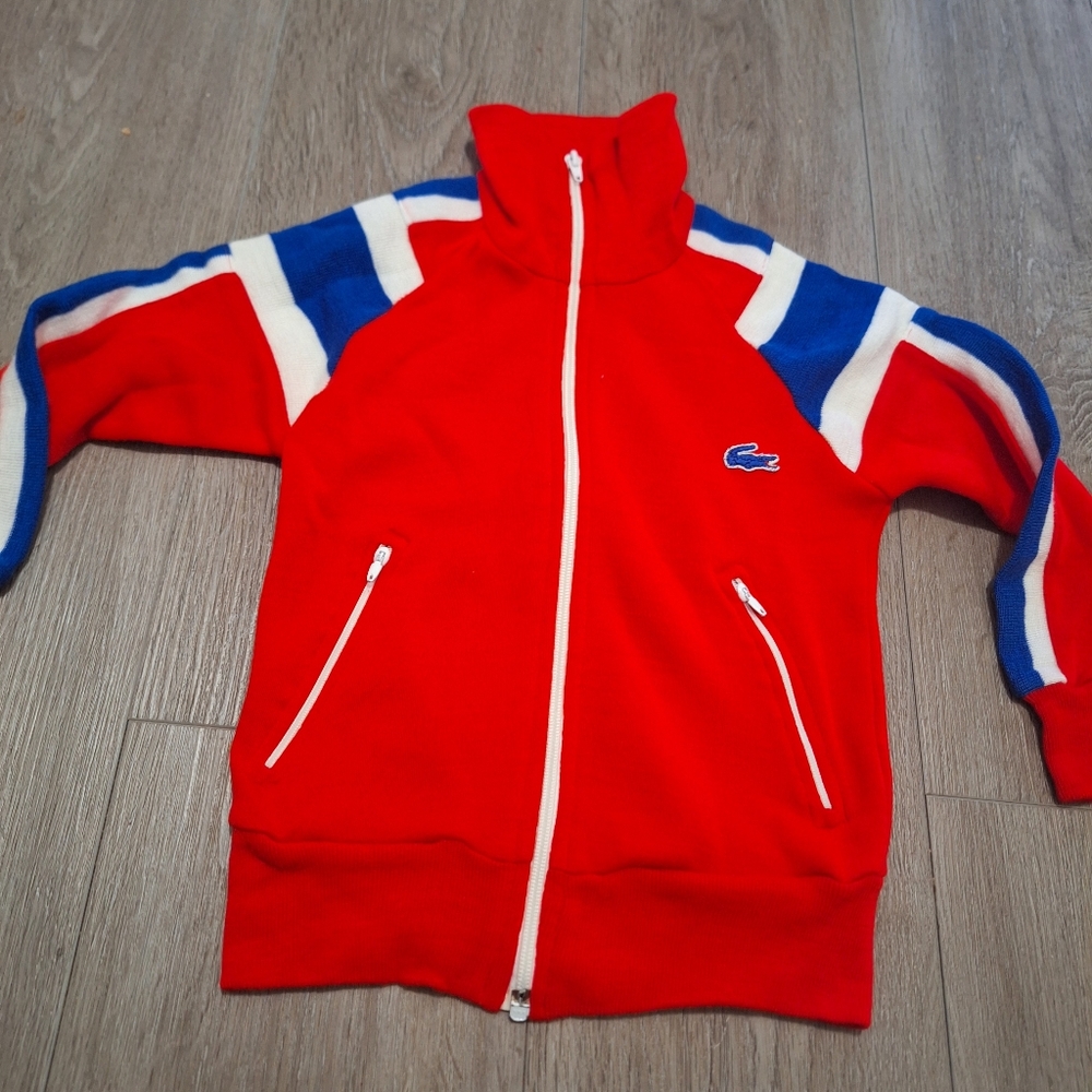 Vintage 70's - 80's Lacoste Izod Sweater Childs size 4 Acrylic